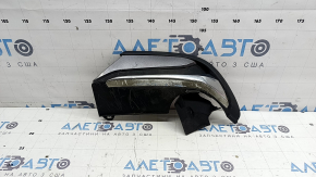 Right muffler cap Honda Accord 18-22 EXL, touring with chrome, scratches, cracked mount