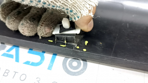 Left threshold Kia Niro 17-22 HEV, PHEV structure, without mudguard, cracks, scratches, dented, broken fasteners