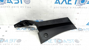 Left headlight cover for Kia Niro 17-22, large, glossy black, faded