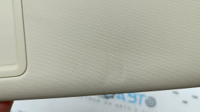 Left visor Audi Q5 80A 18-24 beige, without hook, needs cleaning, dents