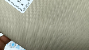 Left visor Audi Q5 80A 18-24 beige, without hook, needs cleaning, dents