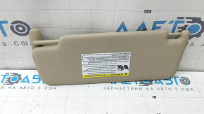 Right visor Audi Q5 80A 18-24 beige, without hook, needs cleaning, dents