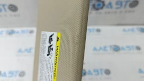 Right visor Audi Q5 80A 18-24 beige, without hook, needs cleaning, dents