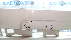 Front bare bumper Mercedes GLC 300 20-22 for parking sensors, AMG pkg, with air ducts, white, chipped, non-factory holes, worn