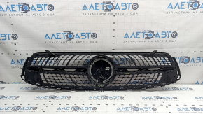 Radiator grill assembly Mercedes GLC 300 20-22 without camera, for radar, AMG pack, with backlight, chips