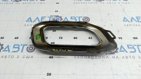 Frame of the rear bumper trim, lower left, Mercedes GLC 20-22, chrome