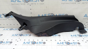 Lower right rear pillar trim for Mercedes GLC 16-22, black, with plug, scratches, broken mount