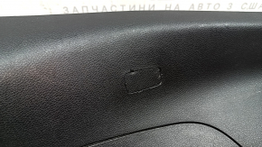 Lower right rear pillar trim for Mercedes GLC 16-22, black, with plug, scratches, broken mount