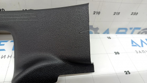 Rear right door sill trim for Mercedes GLC 16-20, black, broken fastening, torn fastening, scratches