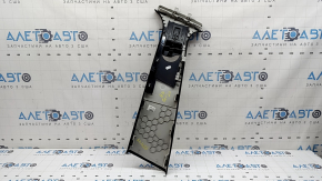 Center pillar trim, upper belt, right, Mercedes GLC 16-22, black, worn