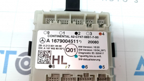 Computer for the rear left door of Mercedes GLC 16-22