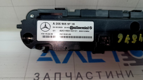 Climate control control 2 row of seats Mercedes GLC 16-20 scratches