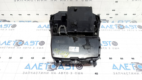 Mercedes GLC 20-22 center console pocket box, black structural wood