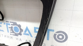 Mercedes GLC 20-22 front panel center trim, black structural wood, with air vents, wood defect
