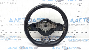 Naked steering wheel Mercedes GLC 20-22 black leather with perforation, AMG pkg, scratches