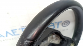 Naked steering wheel Mercedes GLC 20-22 black leather with perforation, AMG pkg, scratches