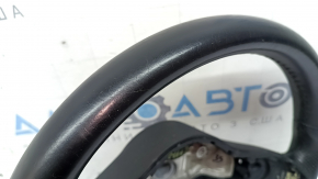 Naked steering wheel Mercedes GLC 20-22 black leather with perforation, AMG pkg, scratches