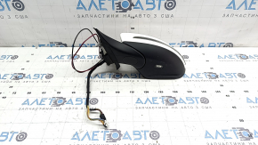 Left side mirror assembly Mercedes GLC 16-22 10+8+2+2, turn signal, auto-dimming, heated, backlight, BSM, white