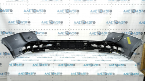 Bare rear bumper, upper part, Audi Q5 80A 21-25, for parking sensors, white, cracks, scratches