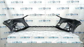 Bare front bumper Audi Q5 80A 21-25 without Park Assist and headlight washers, white, without tow hook cap, scratches, crack