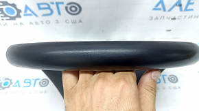 Naked steering wheel Kia Niro 17-19 HEV, PHEV leather, black, gray overlay, without buttons, scratches, worn