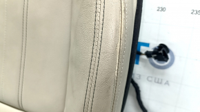 Driver's seat cushion Audi Q5 80A 21-24 leather, beige, heated, worn leather, needs cleaning