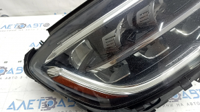 Front right headlight assembly for Mercedes GLC 20-22 LED with seal, for polishing