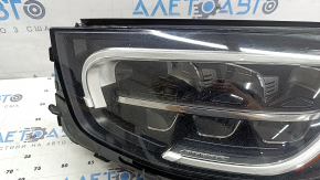 Front left headlight assembly Mercedes GLC 20-22 LED with seal, for polishing