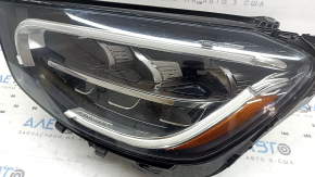 Front left headlight assembly Mercedes GLC 20-22 LED with seal, for polishing
