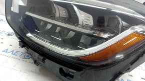 Front left headlight assembly Mercedes GLC 20-22 LED with seal, for polishing