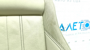 Audi Q5 80A 21-24 passenger seat cushion, leather, beige, heated, creased leather for dry cleaning