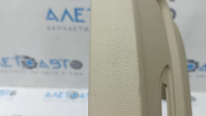 Right side passenger seat trim for Audi Q5 80A 18-25, beige, scratches, crack in mount, needs cleaning