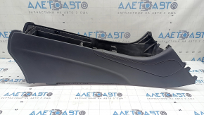Mercedes GLC 16-21 black central console with black leather inserts, scratches