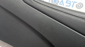Mercedes GLC 16-21 black central console with black leather inserts, scratches