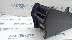 Mercedes GLC 16-21 black central console with black leather inserts, scratches