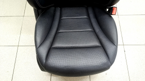 Mercedes GLC 16-20 passenger seat with airbag, electric, heated, black leather, gray stitching