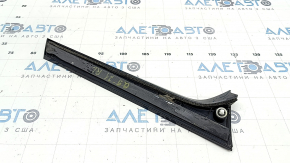 Rear spoiler trunk door left trim Audi Q5 80A 18-25 black gloss, worn