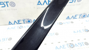 Rear spoiler trunk door left trim Audi Q5 80A 18-25 black gloss, worn