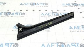 Rear spoiler trunk door right trim Audi Q5 80A 18-25 black gloss, worn