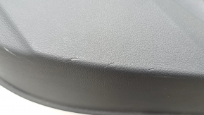 Door trim, rear right card, Audi Q5 80A 21-25, black with beige, armrest and insert, beige leather, with handle, scratches, tears, needs cleaning