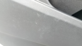 Door trim, front left card, Audi Q5 80A 21-25, black with beige, armrest and insert, beige leather, with handle, for seat memory, scratches, needs cleaning