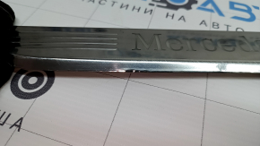 Front left outer door sill trim for Mercedes GLC 20-22, chrome with backlight, scratches, dents