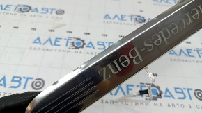 Front right outer door sill trim Mercedes GLC 20-22 chrome with backlight, scratches, dents