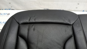 Rear seat cushion (2nd row) Audi Q3 8U 15-18 black leather, dents