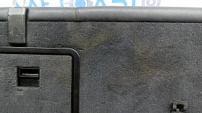 Backrest of the rear row of seats (2nd row) right Audi Q3 8U 15-18 black leather, with belt and armrest, belt does not rewind, dry cleanable