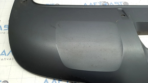 Rear bumper lip Audi Q3 8U 16-18 gray for 1 dual exhaust, chips, worn