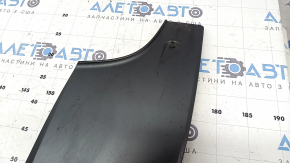 Rear bumper lip Audi Q3 8U 16-18 gray for 1 dual exhaust, chips, worn