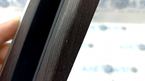 Right center console insert for Audi Q5 80A 21-25, dark brown wood, scratches