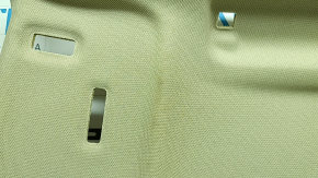 Headlining for Audi Q5 80A 18-25 without panoramic windows, beige, creases, needs cleaning