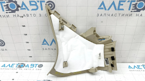 Rear pillar trim behind the left window, Audi Q5 80A 18-25, beige, worn, needs cleaning